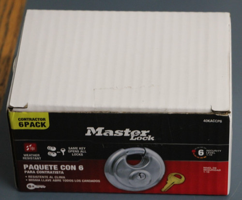 Master lock 40kaccp6 - master, 6-pack